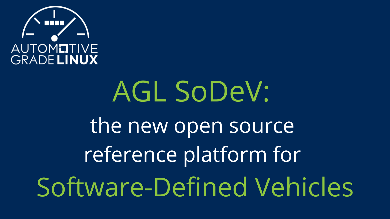 AGL SoDeV